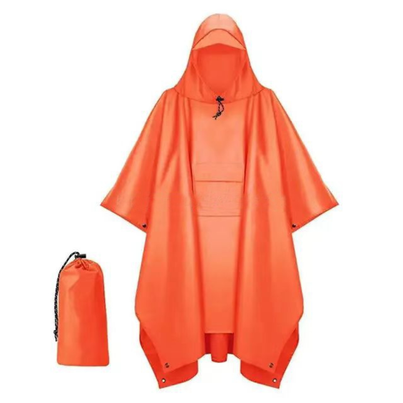 Camping Rain Poncho - Capa de chuva militar 3 em
