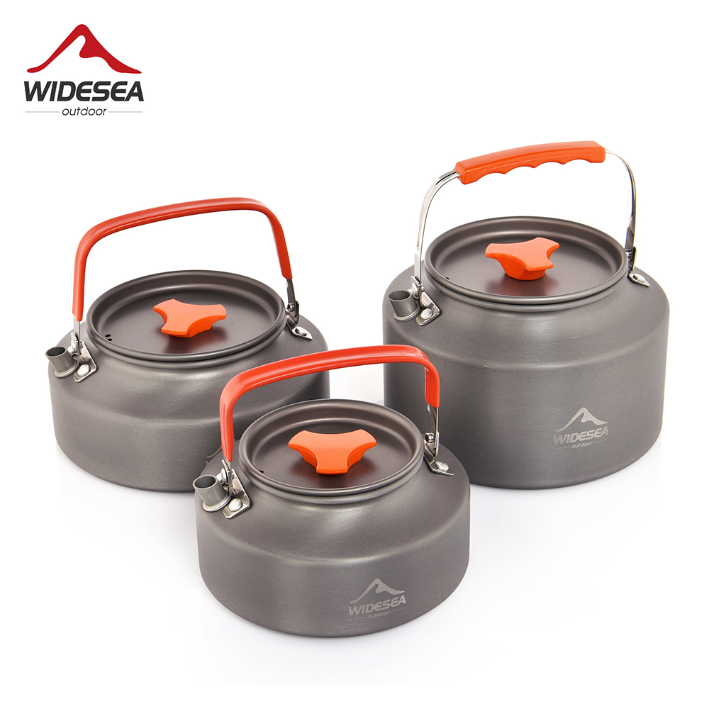 Outdoor Camping Dining Set - Widesea-Camping Chaleira, 1.1L 2L 1.5L, Chaleira