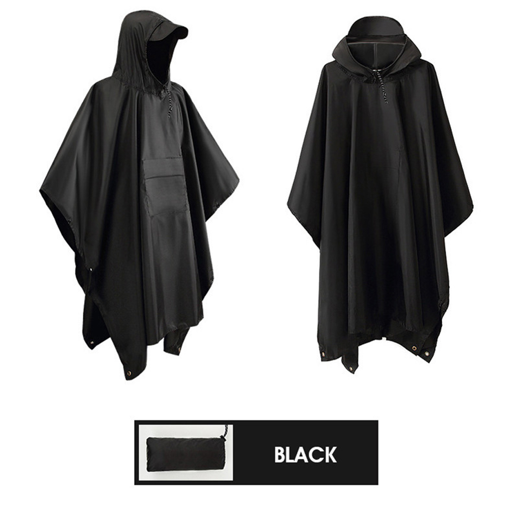 Camping Rain Poncho - Poncho de Chuva Impermeável, Casaco Leve