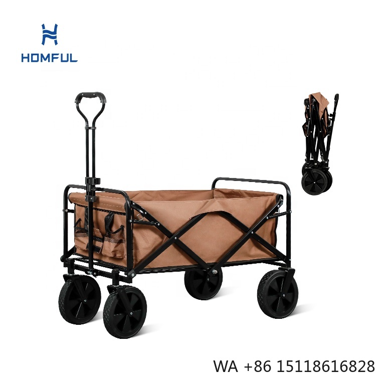 Outdoor Camping Trolley - Carrinho de Pesca HOMFUL Dobrável e