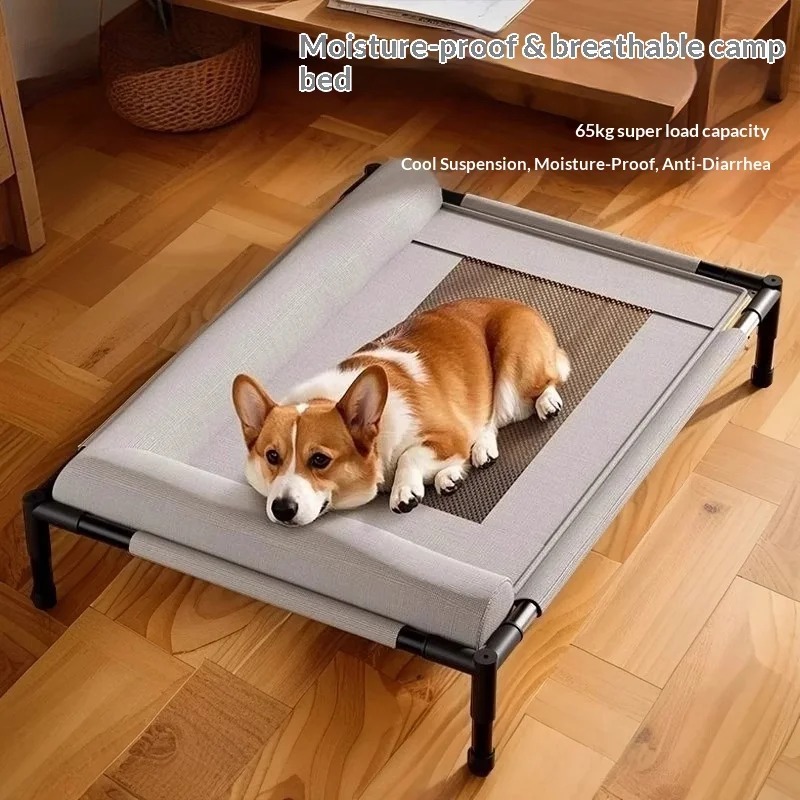 Outdoor Camping Dog Bed - Cama Elevada para Cães, Lavável, para