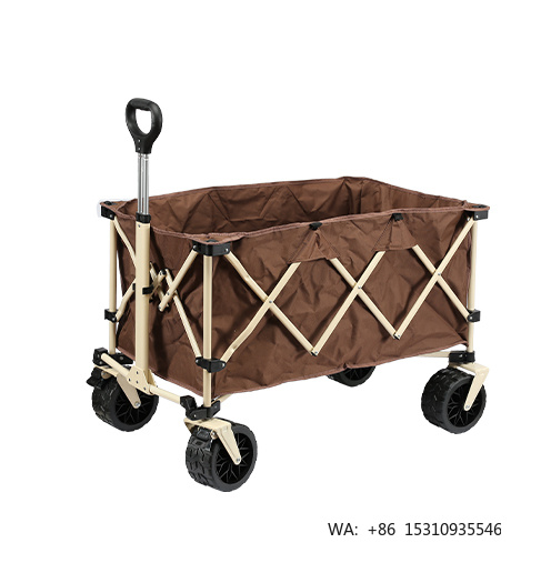 Outdoor Camping Trolley - Carrinho de Praia Dobrável de Alta