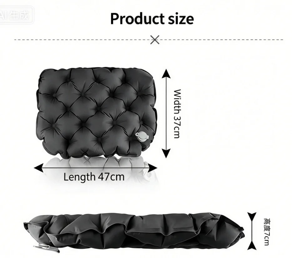 Almofada Inflável Portátil par - Outdoor Camping Rugs avaliação e preço