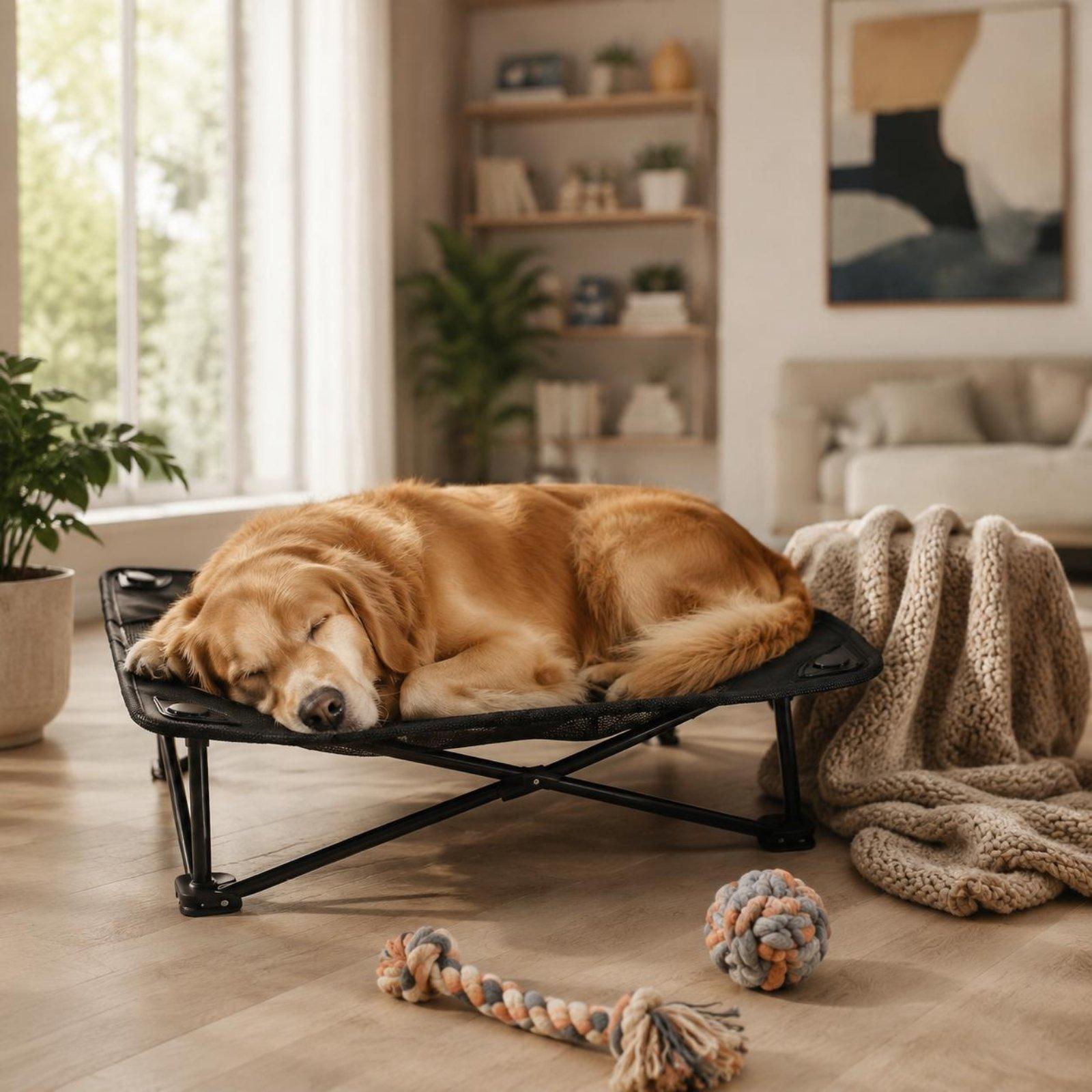 Plataforma de Descanso ao Ar L - Outdoor Camping Dog Bed avaliação e preço
