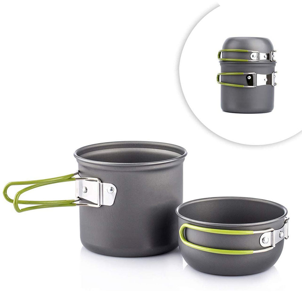 Conjunto de panelas ultraleve  - Outdoor Camping Dining Set avaliação e preço