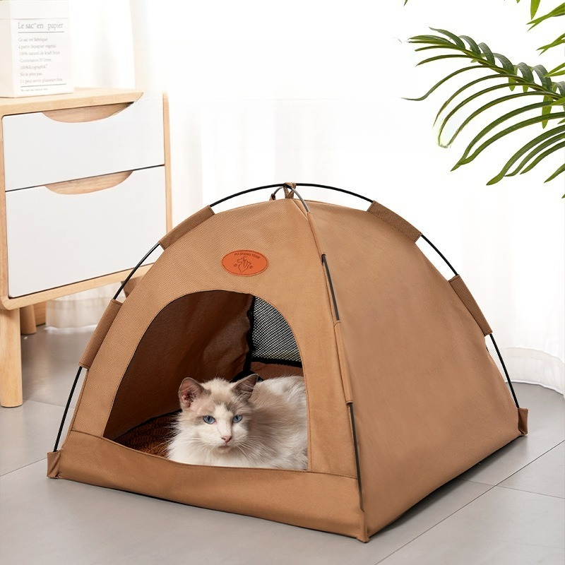 Barraca dobrável para gatos, c - Outdoor Camping Dog Bed avaliação e preço