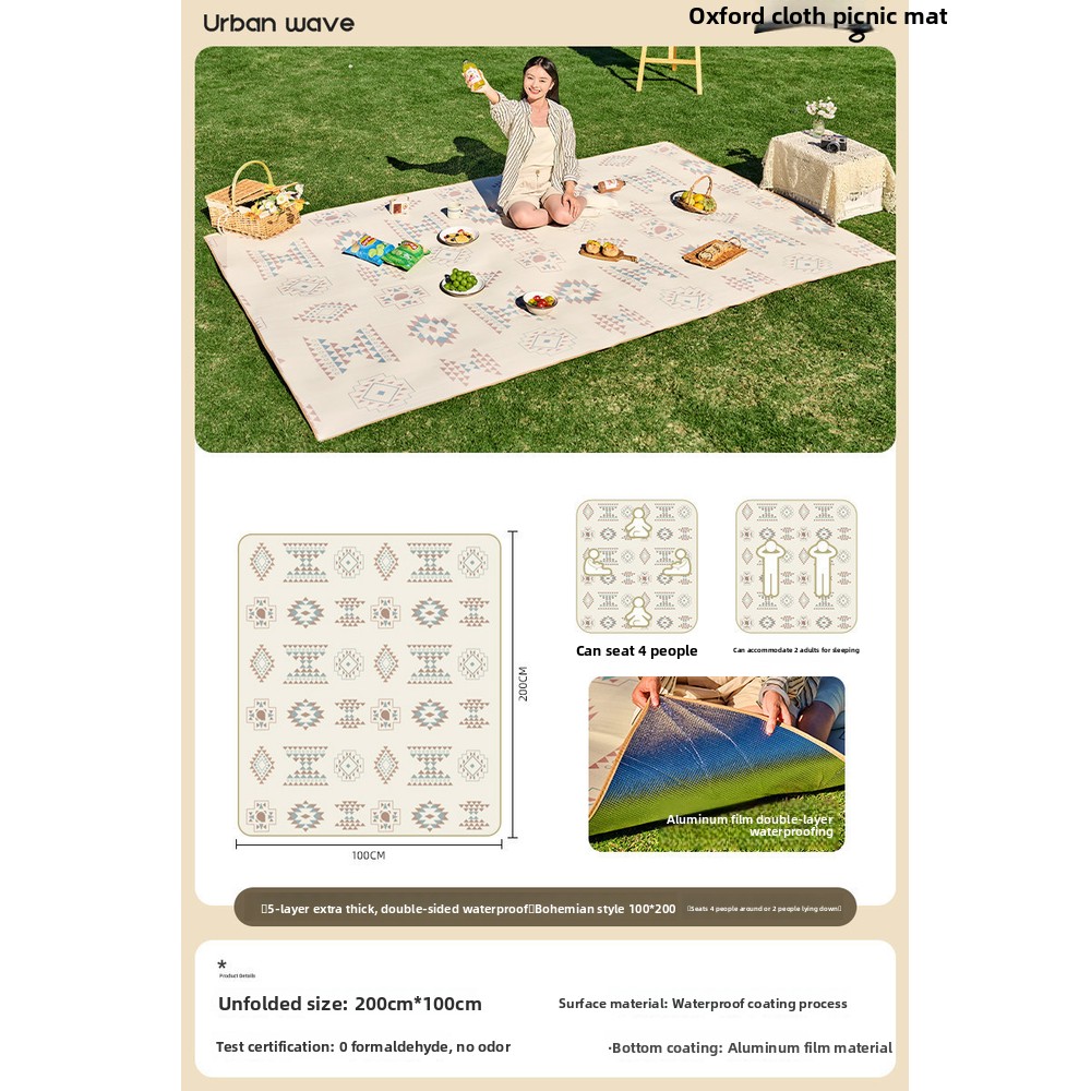 Tapete de Piquenique Impermeáv - Outdoor Camping Rugs avaliação e preço