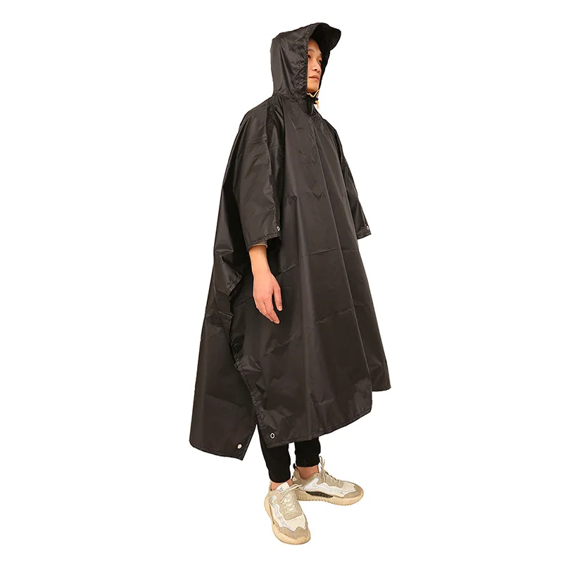 Capa de chuva 3 em 1 caminhada - Camping Rain Poncho avaliação e preço