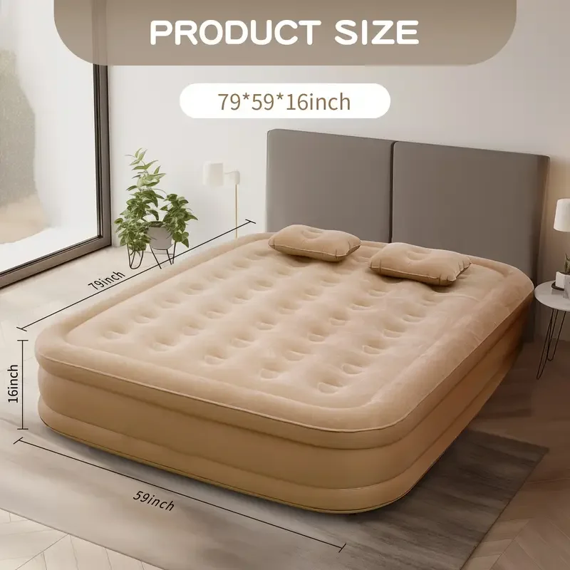 Colchão Inflável de Luxo para  - Bed Outdoor Camping avaliação e preço