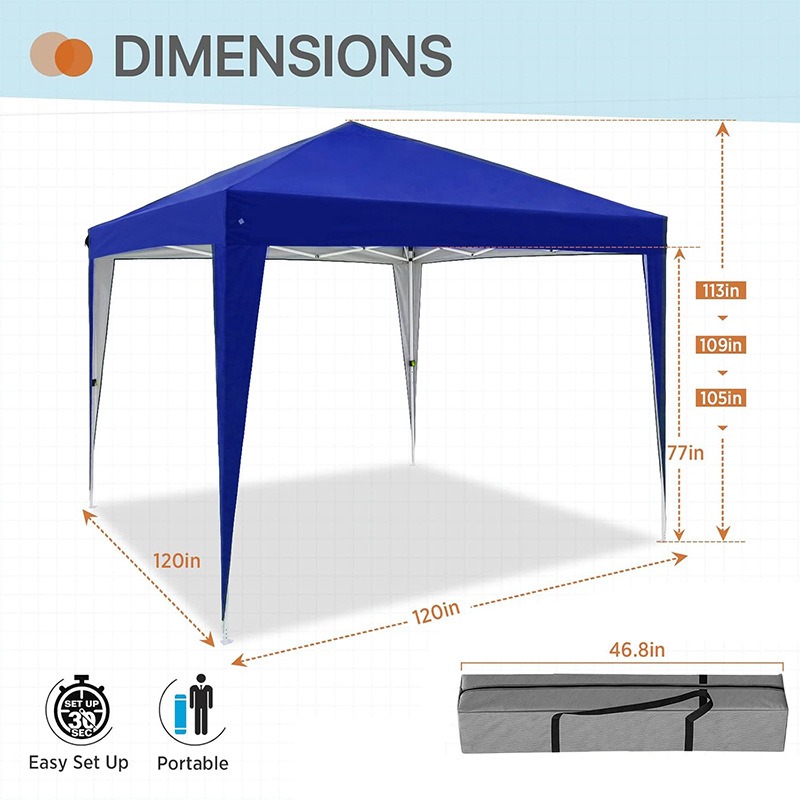 Tenda dobrável de quatro lados - Outdoor Camping Exhibition avaliação e preço