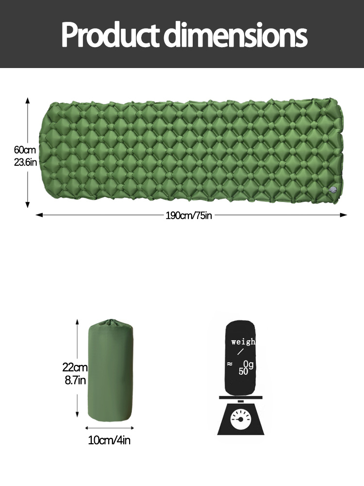 Colchão Inflável para Camping  - Outdoor Camping Rugs avaliação e preço
